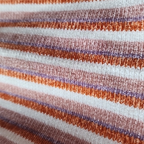 Anthropologie Saturday Sunday Stripe Retro Chenille Knit Flare Hoodie - Picture 6 of 7